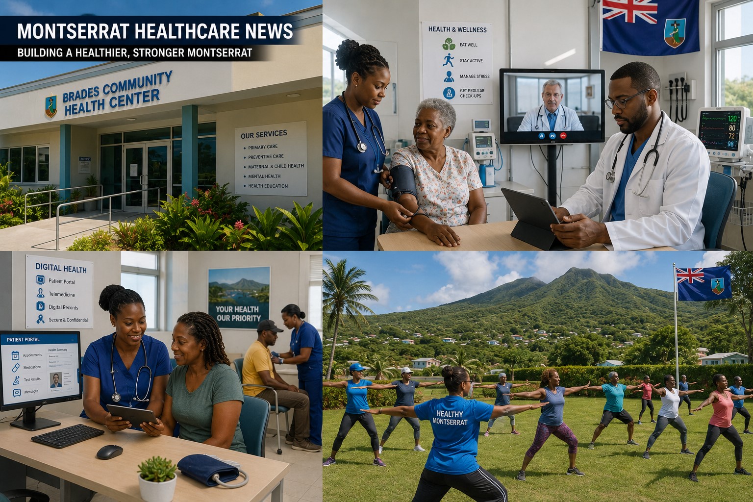 Montserrat Strengthens Healthcare and Wellness Through New Community Health Initiatives