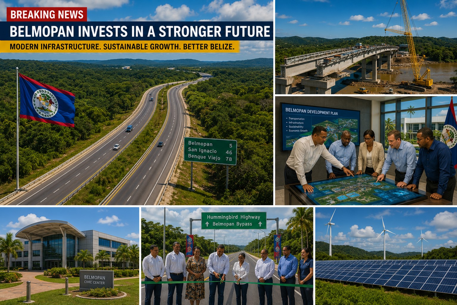 BREAKING: Belize Accelerates Infrastructure Modernization and Climate Resilience Projects