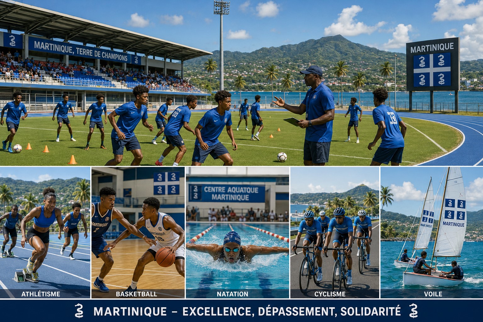 Martinique Advances Sports Excellence Through Youth Development and Modern Training Programs