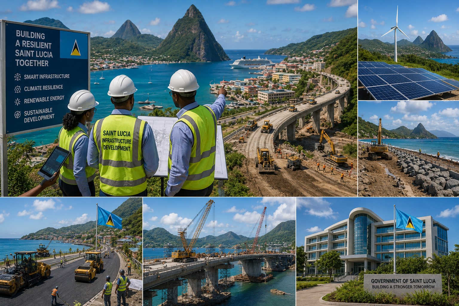 BREAKING: Saint Lucia Launches Major Climate-Resilient Infrastructure Development Initiative