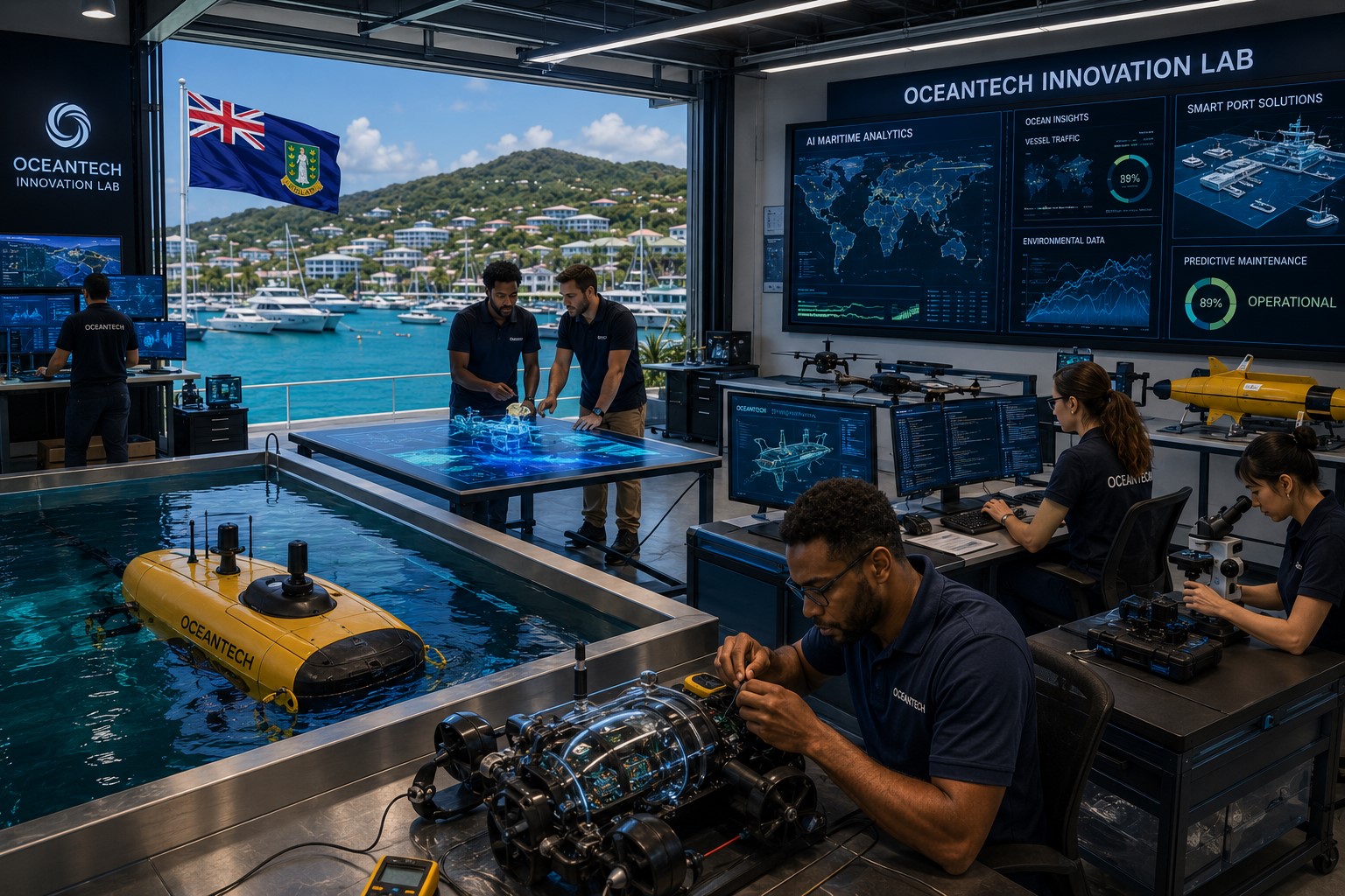 British Virgin Islands Opens OceanTech Innovation Lab to Drive Marine Technology Growth