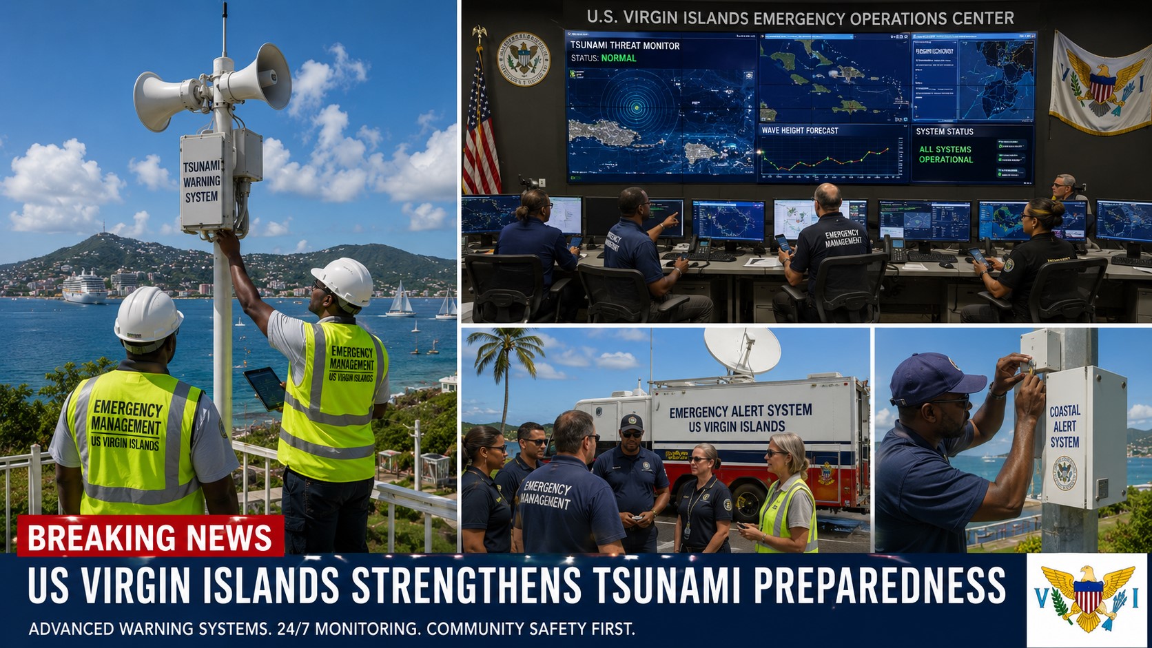 U.S. Virgin Islands Enhances Emergency Alert System with Territory-Wide Siren Maintenance