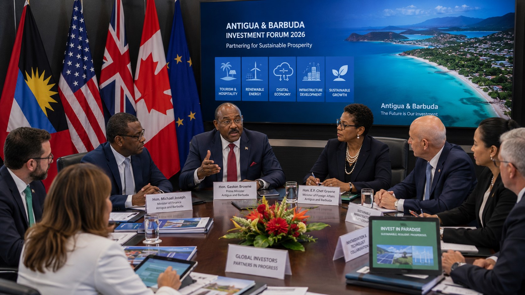 Antigua and Barbuda Joins New Island Investment Forum to Attract Global Capital