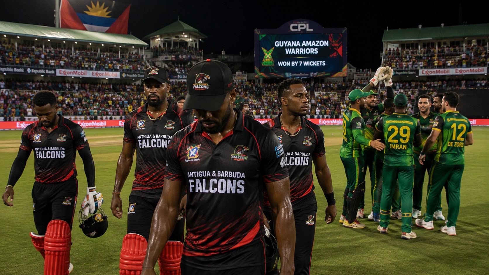 Antigua and Barbuda Falcons Fall to Warriors as CPL Home Campaign Ends