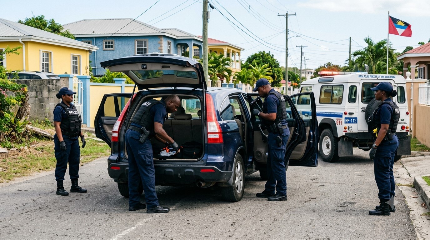 Antigua and Barbuda Police Charge Piggotts Man After Firearm Seized in Villa Operation
