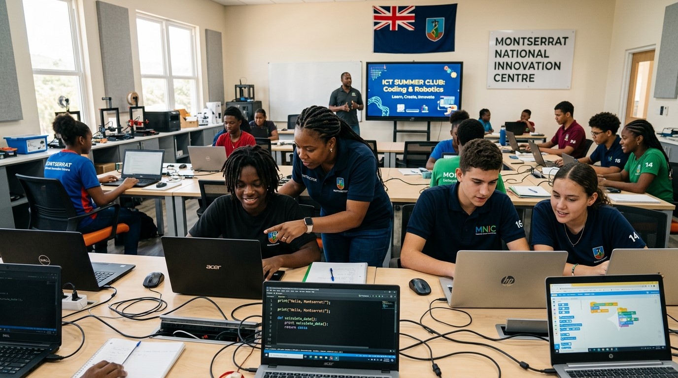 Montserrat Technology: ICT Summer Club Puts Young Tech Talent in the Spotlight
