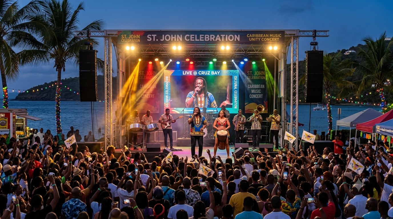 USVI Entertainment: St. John Celebration Showcases Caribbean Music and Local Talent