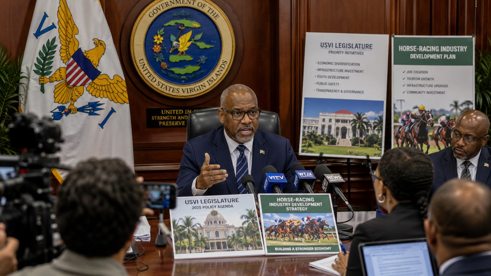 USVI Politics: Bryan Warns Legislative Action Puts Horse Racing Deal at Risk