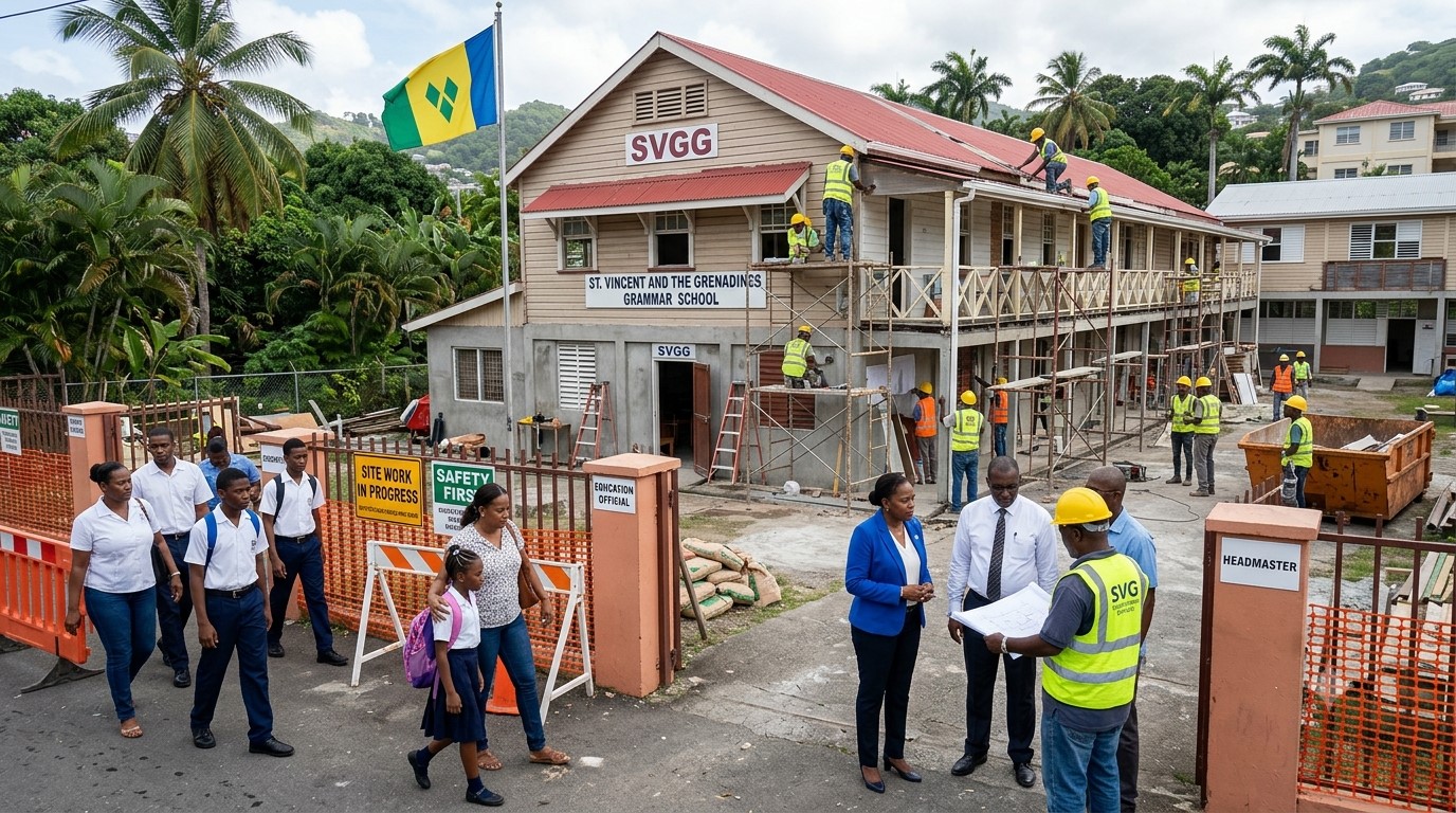 Saint Vincent and the Grenadines Breaking News: Staggered School Reopening Announced as Repairs Continue
