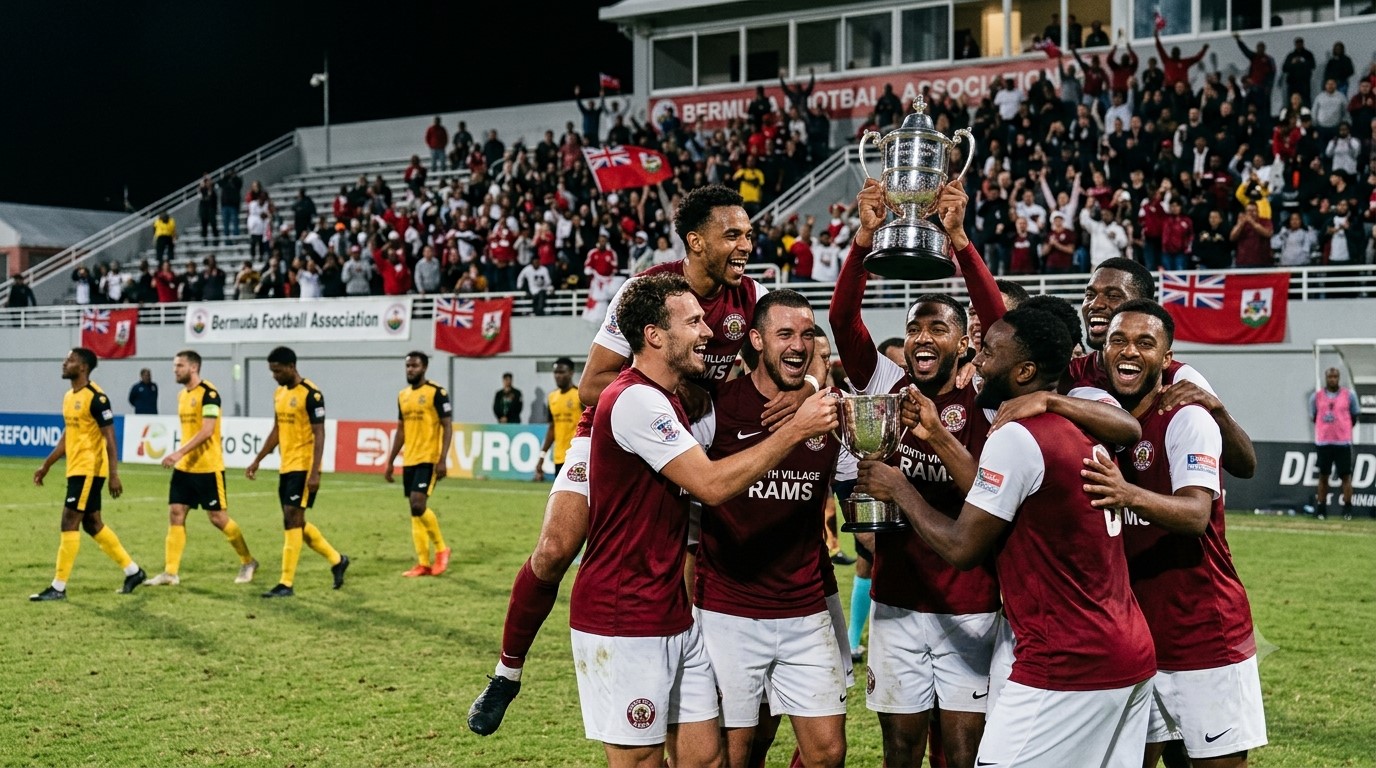 Bermuda Sport News: North Village Claim First Trophy of New Football Season