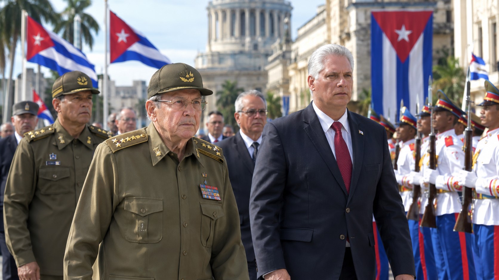 Raúl Castro Makes Rare Public Appearance as Cuba Faces Growing Pressure