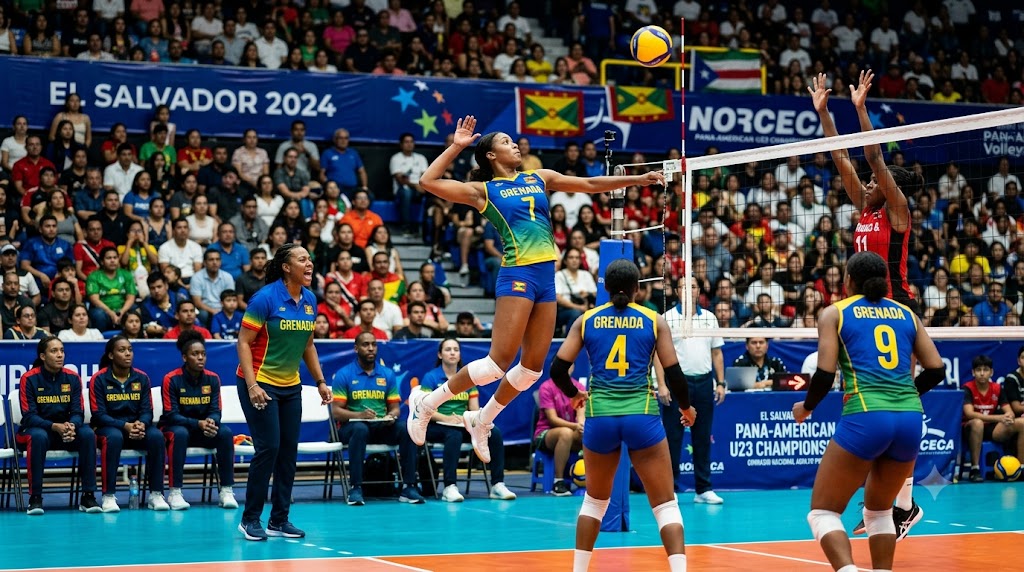 Grenada U-23 Volleyball Team Makes Historic NORCECA Championship Debut