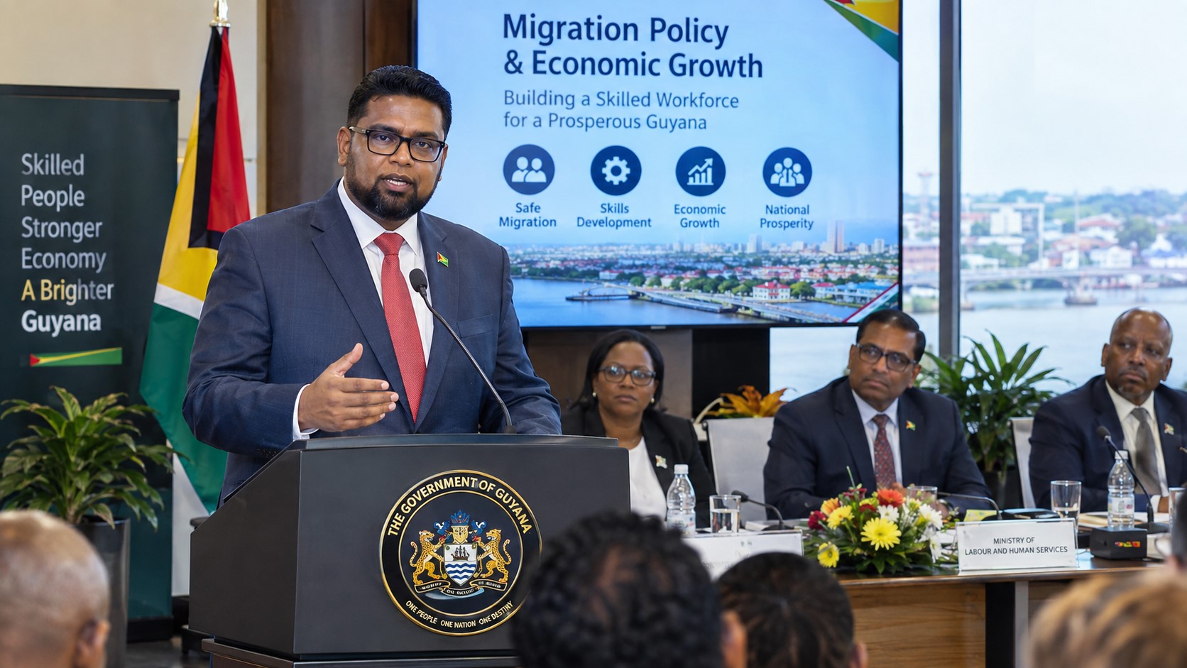 Guyana Plans New Migration Policy as Labour Demand Grows