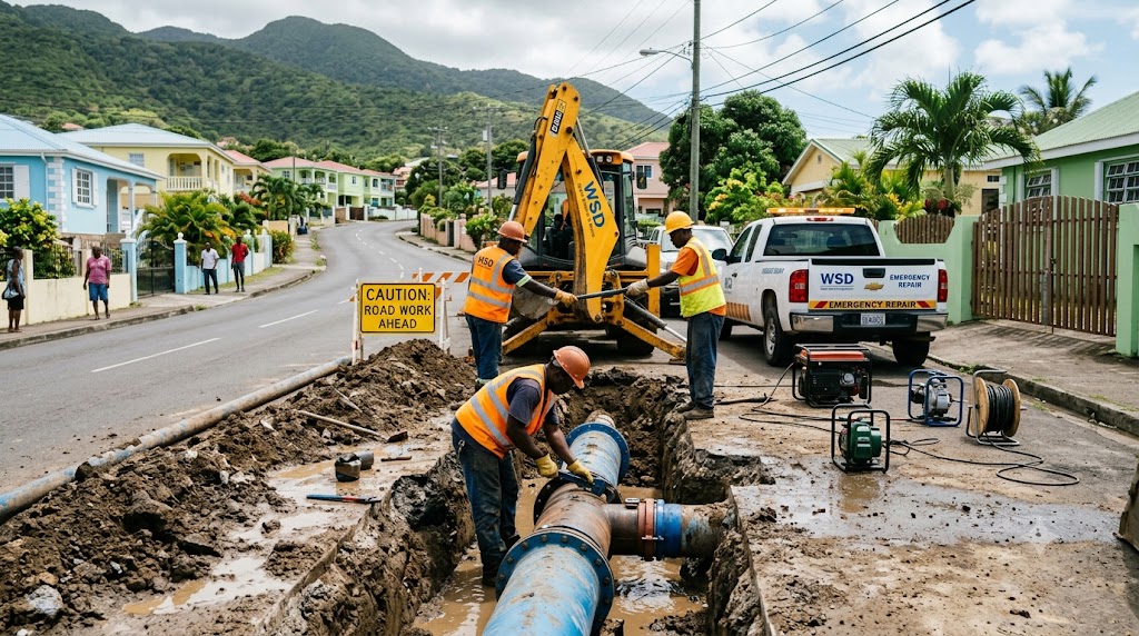 Water Service Restored from Verchilds to New Guinea After Urgent Repairs