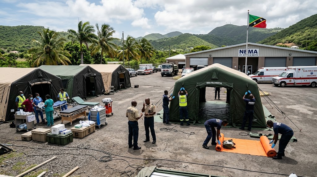 Saint Kitts and Nevis Steps Up Emergency Readiness with Field Hospital Training