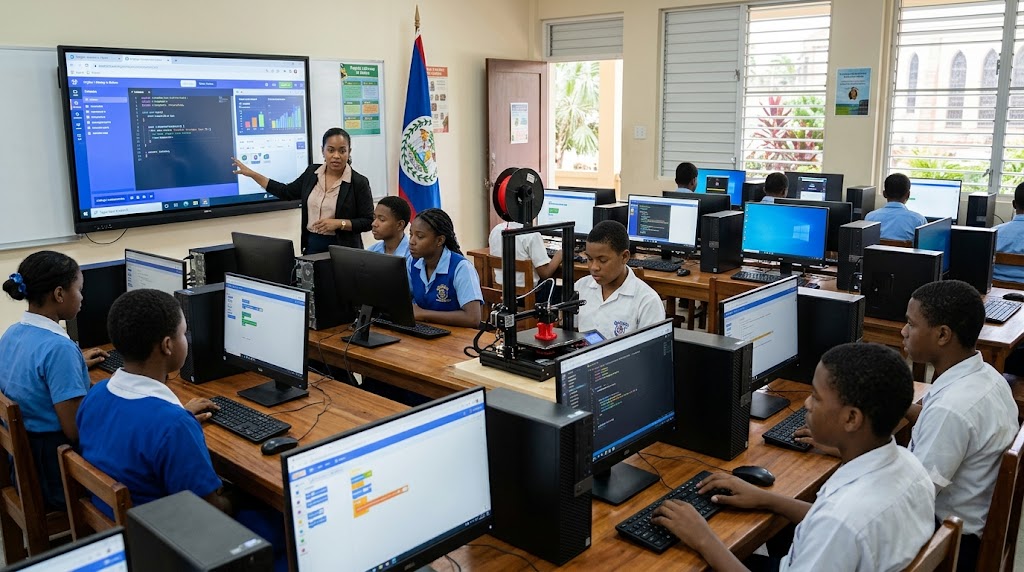 Belize School Unveils $95,000 Computer Lab Upgrade With 3D Printing Technology