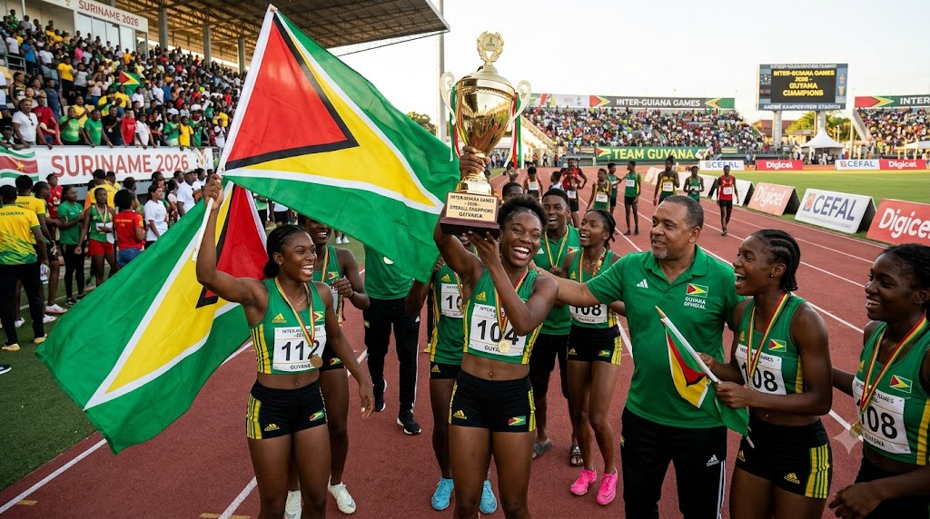 Guyana Makes History With First Inter-Guiana Games Overall Title Since 2014